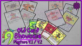 Old Card Showcase, Homemade TCG - Phytora V.1 / V.2