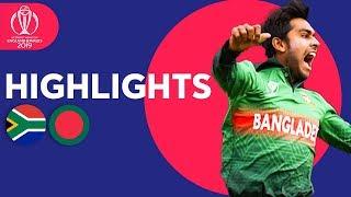 Tigers Win In Thriller! | South Africa vs Bangladesh - Match Highlights | ICC Cricket World Cup 2019