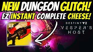 Destiny 2 VESPER'S HOST INSTANT Complete GLITCH! SOLO Dungeon Loot CHEESE & Free ICE BREAKER Farm!