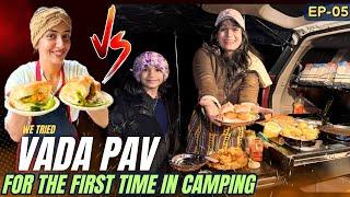 EP-05-Tried VIRAL VADA PAV For the First Time in our CAMPER VAN, CAMPING IN JISPA MISSION ZANSKAR