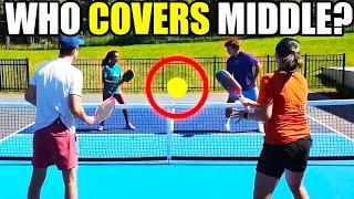 The #1 Rule for Winning Pickleball Doubles: Who Takes the Middle Ball?