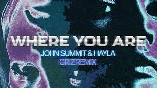 John Summit & Hayla - Where You Are (GRiZ Remix) [Official Lyric Visualizer]