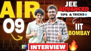 IIT JEE Tips from AIR 09  | JEE Advanced AIR09 Interview ft. Dhruvin Doshi