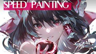 【イラストメイキング】博麗霊夢 | 東方project【Speed Painting】