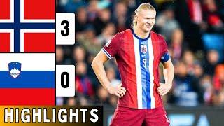 Norway Vs Slovenia 3-0 | EXTENDED HIGHLIGHTS | UEFA Nations League | Erling Haaland Norway