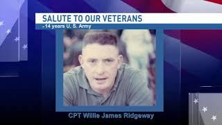 Salute to our veterans: Captain Willie James Ridgeway - NBC 15 WPMI