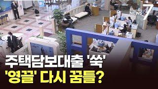 금리하락 맞물려 주택담보대출도 ‘껑충’...가계대출 관리 ‘비상’ [뉴스7]