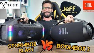 JBL BOOMBOX 3 Vs TRIBIT STORMBOX BLAST 90W: Por essa eu não ESPERAVA... Quem GANHOU? (Comparativo)