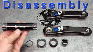 How to disassemble - SRAM Carbon Crankset X0 - 30mm - 28.99mm DUB