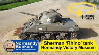 NEW SERIES - WALKAROUND: Bocage busting Sherman Rhino tank in Normandy