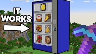 I Built A Working Vending Machine In Minecraft