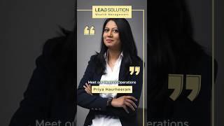 Meet Priya, the Head of Operations at Lead Solution Wealth Management
