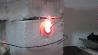K2CO3 + charcoal heated to 1200°C