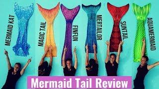 Top 6 Mermaid Tails - Finfun Suntail Magictail Mertailor Aquamermaid Kat