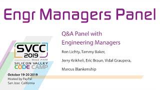 Q&A Panel with Engineering Managers   at Silicon Valley Code Camp 2019