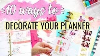  10 CHEAP WAYS TO DECORATE YOUR PLANNER & DIYS  | Paris & Roxy