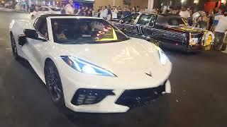 Ever seen  car show break out on Fremont Street Las Vegas? Check this out! #subscribe #shorts #yt