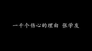 一千个伤心的理由 张学友 (歌词版)