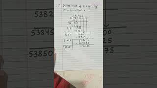 Square root of 725 for class 8 # Nidhi academy # a short viral video