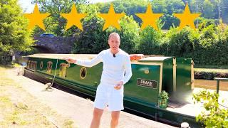 My FIRST Time on a LUXURY Canal Boat! - I Was Shocked!