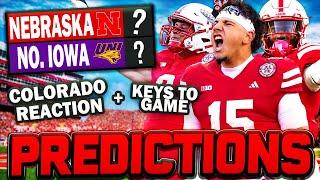 Colorado In-Depth REACTION & Northern Iowa PREDICTIONS, X-Factors, & KEYS | Husker Football 2024