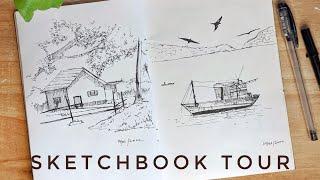 Sketchbook Tour | Art by Taqwa