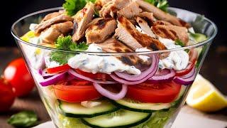 KEBAB SALAT für Party und Brunch - reicht für viele!