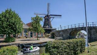 Sloten (friesisch: Sleat) – die kleinste Stadt der Niederlande