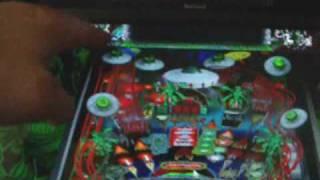 Visual PinBall Full BackGlass and DMD On 8" Monitor