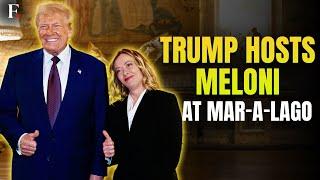 Italy's PM Meloni Meets Trump In Florida Ahead of Joe Biden's Rome Visit