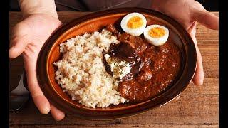 Chocolate spice chicken curry チョコレートスパイスカレー #asmr #curry #spice #chocolatecurry