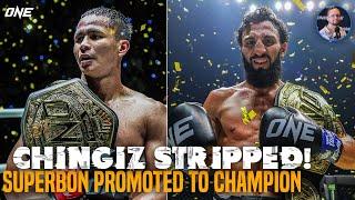 ONE Championship strips Chingiz Allazov, Superbon promoted to champ + Fight Night 27 preview