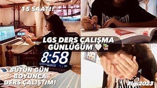 LGS DERS ÇALIŞMA GÜNLÜĞÜM|| STUDY VLOG, 350 SORU, verimli bir gün:) #lgs2023