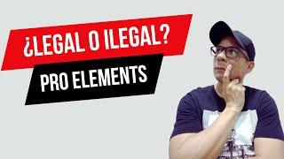 ¿Es LEGAL el Plugin Pro Elements?