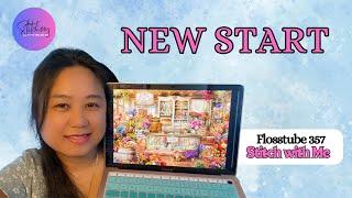 Finally have a NEW START Project from HAED [All Seasons Flower Shop Max Colors] SWM/Flosstube #357