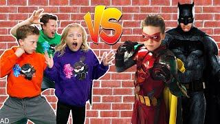 Ninja Kidz team up with Robin to Save Batman from The Joker!