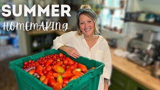 Harvest & Preserve the Late Summer Garden with Me