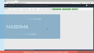 Masdima Flight List and Gantt View - Airline Operations and Disruption Management