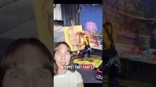 Painting Puppets!  by Galeria_Morionet on IG #artreview