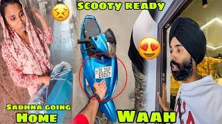 Chacha ki scooty ek dam Ready  or Sadhna wapis apne ghar ja rahi hai  New Suitcase aa gaya