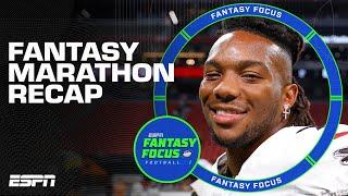 Fantasy Football Marathon Mock Draft Recap | Fantasy Focus 