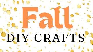 Dollar Tree & Hobby Lobby FALL DIY Crafts