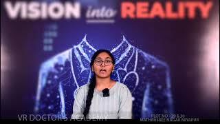 Swara Keerthana shares her experience in VR DOCTORS ACADEMY