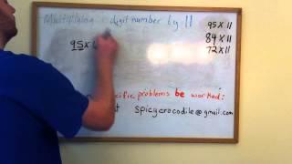 Spicy Crocodile Tutoring - Multiply any two digit number by 11 easily in your head