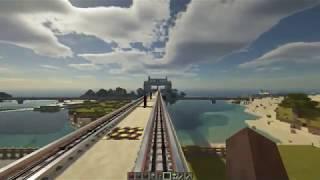 RTX ON - Minecraft Automated Metro Train System Tour 2020