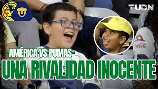 ¡LO MEJOR DEL CLÁSICO CAPITALINO! ️ La "rivalidad" de dos niños en las gradas | TUDN