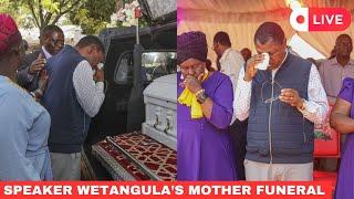 LIVE: President Ruto & other Leaders Attend Funeral Service of the Late mother of Speaker Wetangula!