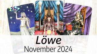 LÖWE - November 2024 || SEHR schnelle & SEHR gute Entwicklungen! Es wird leichter! Tarot