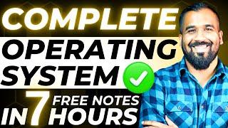 Complete OS Operating System In One Shot (7 Hours) | In Hindi