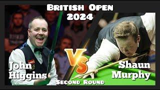 Shaun Murphy vs John Higgins  - British Open Snooker 2024 - Second Round Live (Full Match)